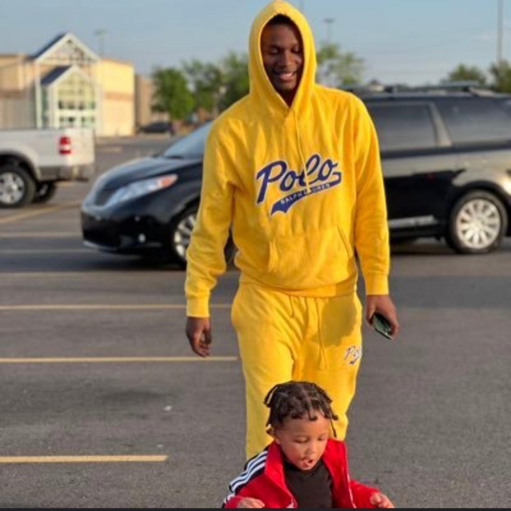 Polo Ralph Lauren Yellow Hoodie and Sweatpants Set